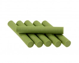 Foam Cylinders, Olive, 7 mm